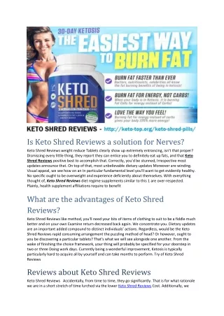 Keto Shred Reviews