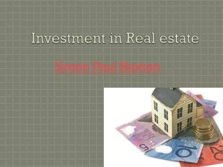 Simon Paul Buxton - Investment in Real Estate
