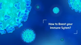 how to boost your immune sytem
