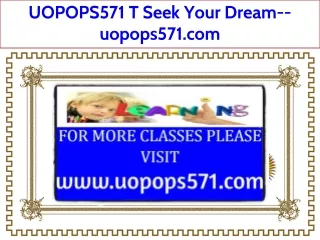 UOPOPS571 T Seek Your Dream--uopops571.com