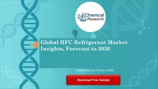 Global HFC Refrigerant Market Insights, Forecast to 2026