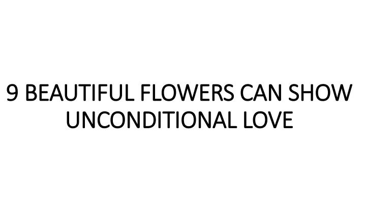 9 beautiful flowers can show 9 beautiful flowers