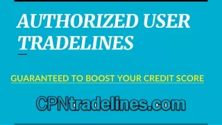 CPN Tradeline Packages