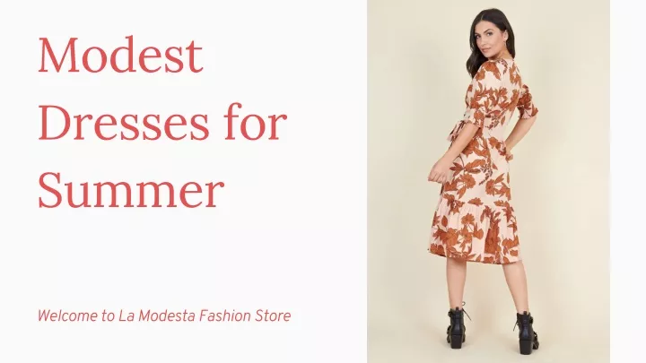 modest dresses for summer