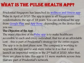 What is the Pulse Health App