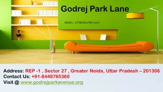 Ultra Modern Godrej Residential Properties in Greater Noida