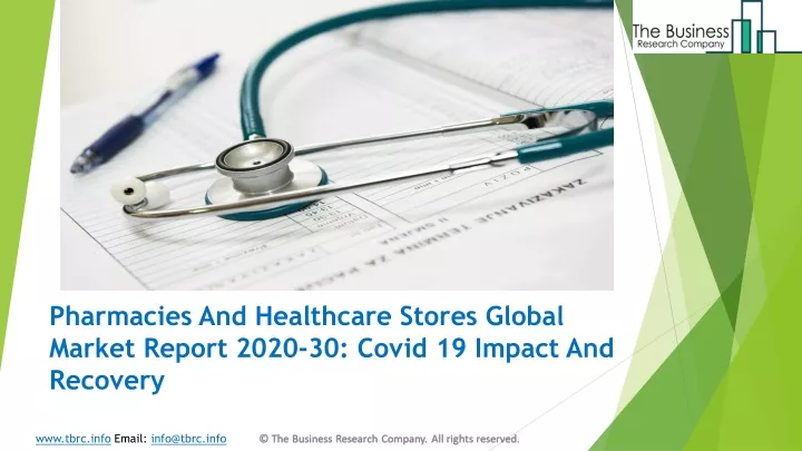 pharmacies and healthcare stores global market report 2020 30 covid 19 impact and recovery