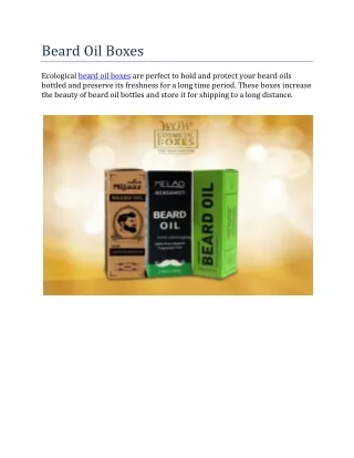 beard oil boxes