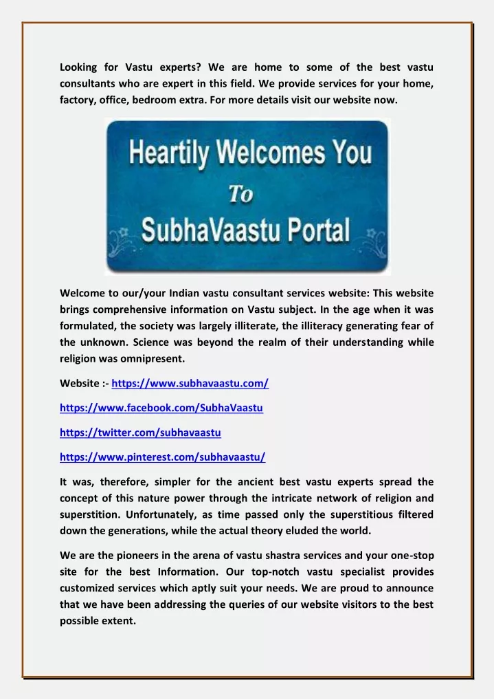 looking for vastu experts we are home to some