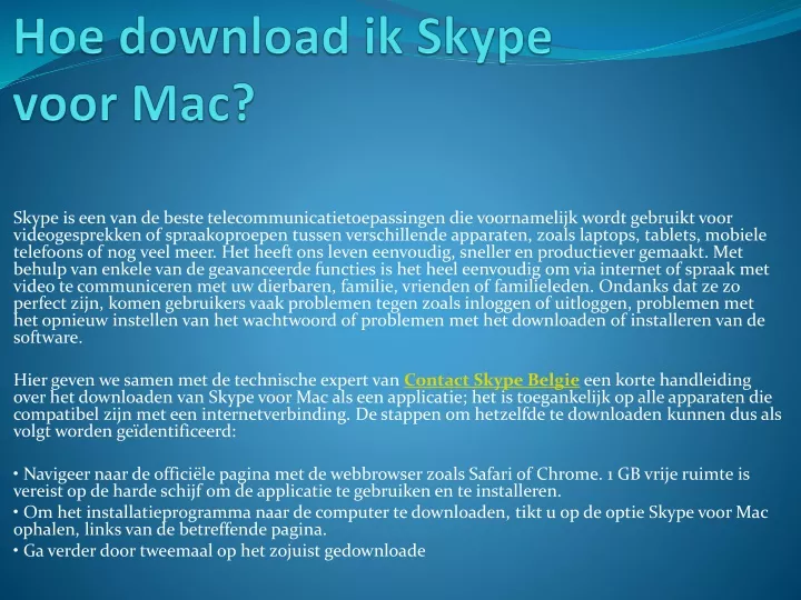 hoe download ik skype voor mac