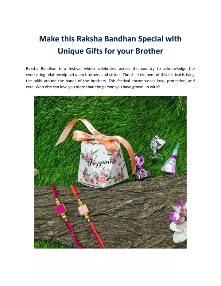 raksha bandhan is a festival widely celebrated