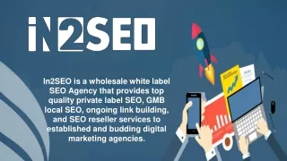 in2seo is a wholesale white label seo agency that