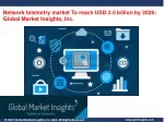 Network Telemetry Market is Likely to Witness huge Growth over 2020 – 2026