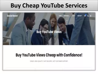 buy cheap youtube services