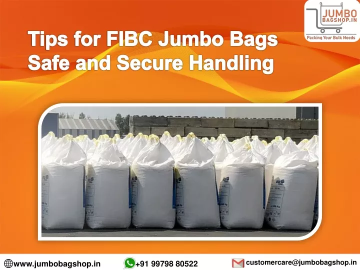 tips for fibc jumbo bags safe and secure handling