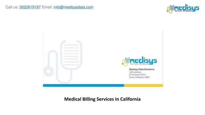 medical billing services in california