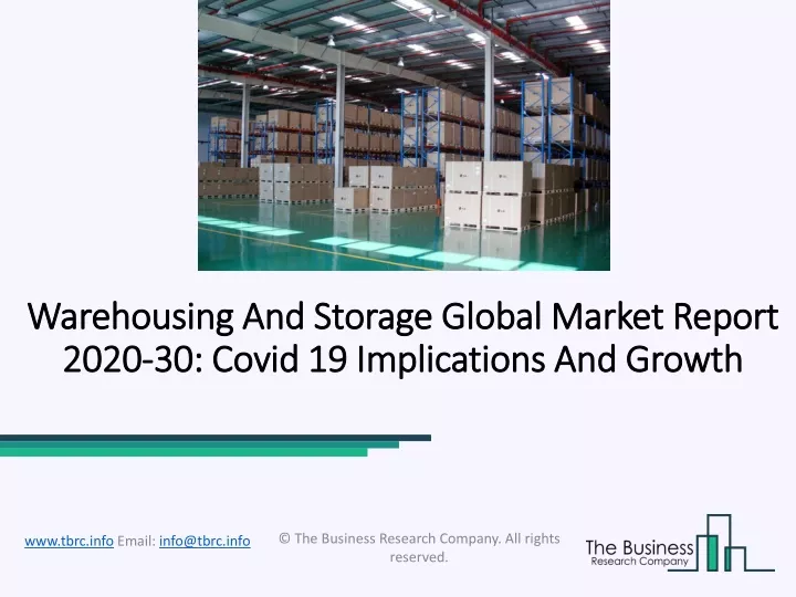 warehousing and warehousing and storage 2020 2020
