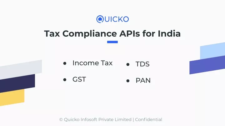 tax compliance apis for india