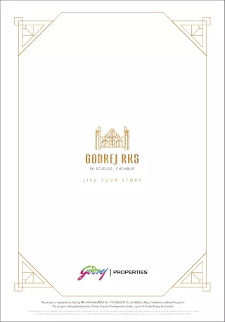 the project is registered as godrej rks with