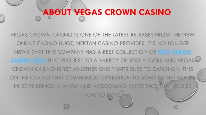 about vegas crown casino