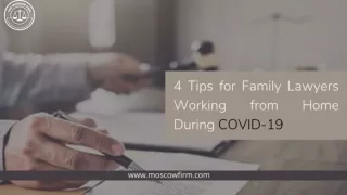 4 Tips for Family Lawyers Working from Home During COVID-19
