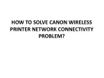 how to solve network printer problem