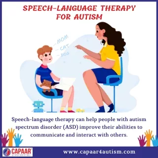 Speech Therapy for Autism in Bangalore, Hulimavu | Autism Centres Near Me | CAPAAR