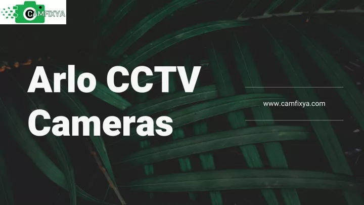 arlo cctv cameras