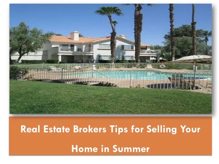 real estate brokers tips for selling your home