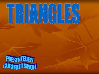 Triangles (presentation)