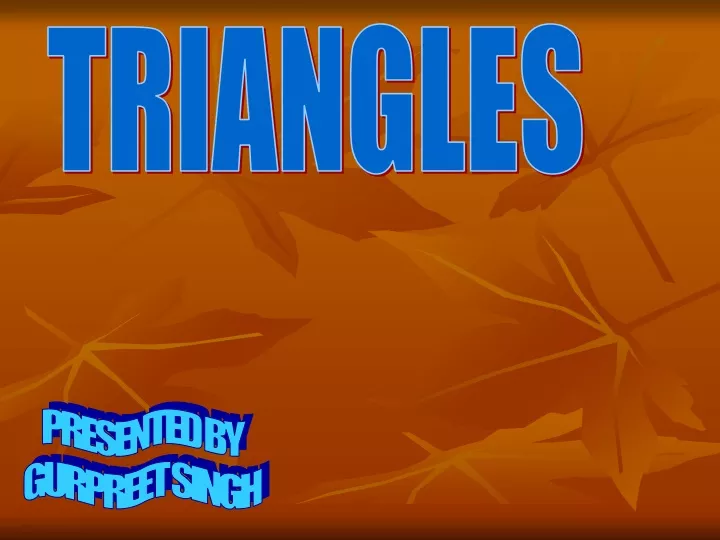 triangles