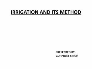 Irrigation introduction