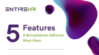 5 Features a recruitment software must have