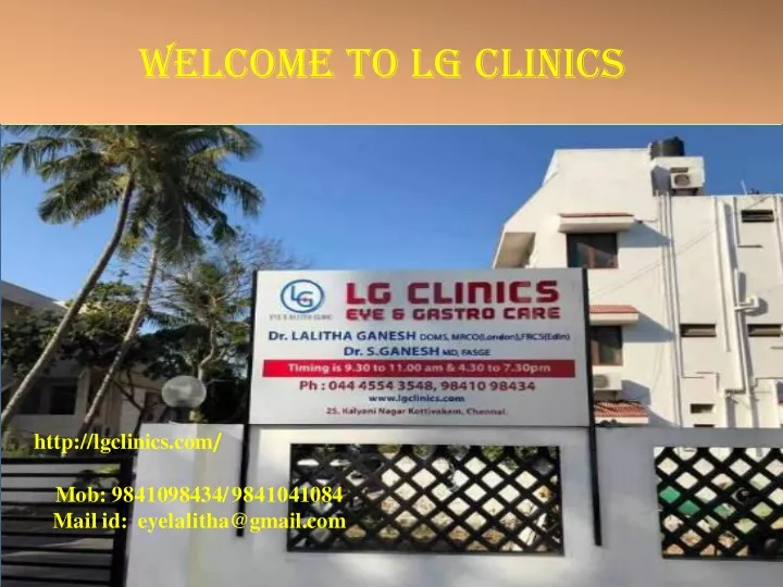 welcome to lg clinics