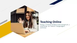 teaching online