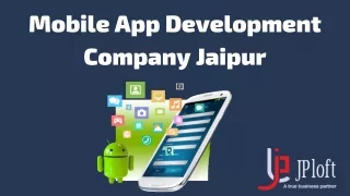 Mobile App Development Company Jaipur