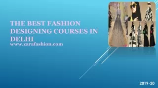 Zara Fashion Designing Courses Training Institute