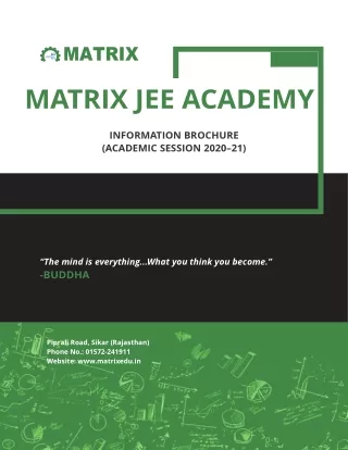 Apply Online- MATRIX JEE Coaching