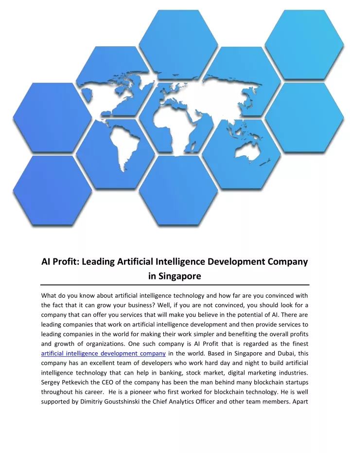 ai profit leading artificial intelligence