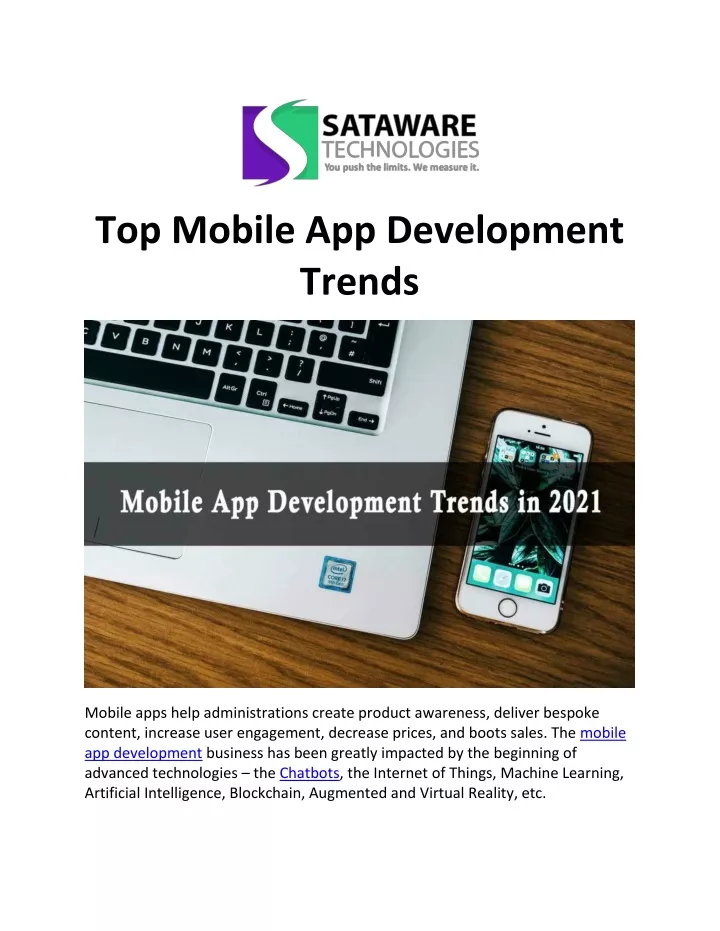 top mobile app development trends