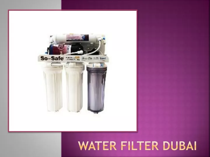 water filter dubai