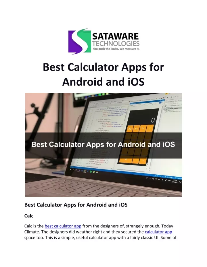 best calculator apps for android and ios