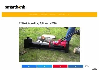 Best manual log splitter