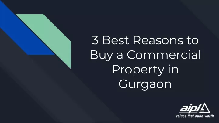 3 best reasons to buy a commercial property