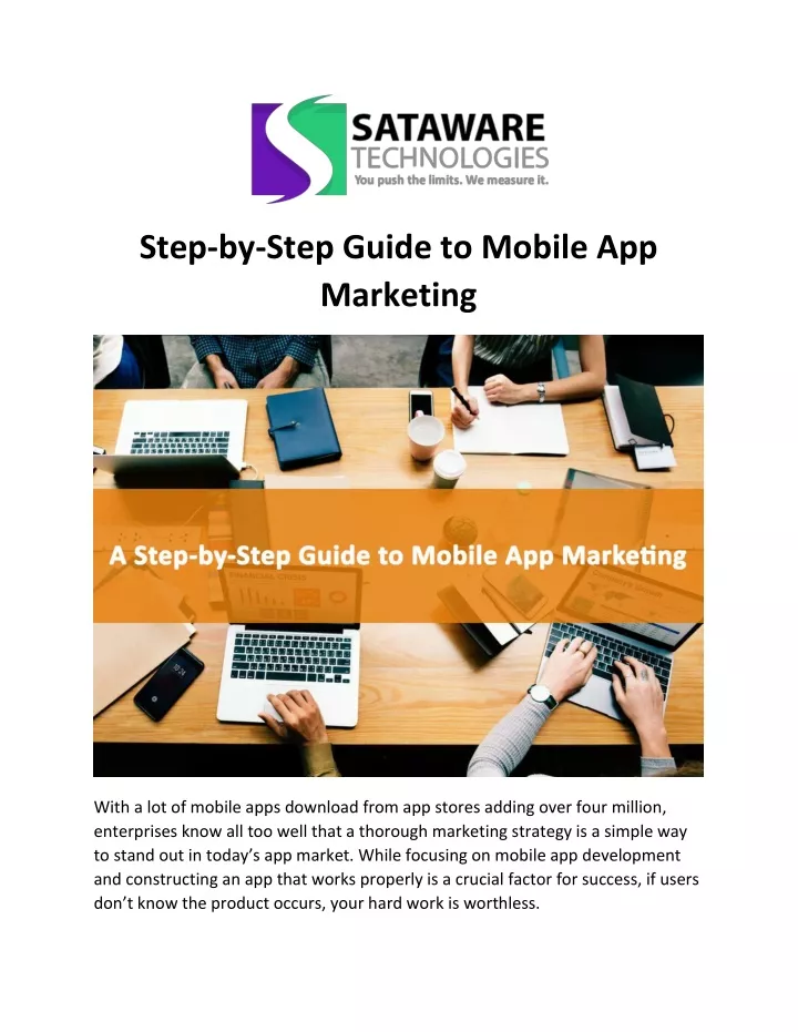 step by step guide to mobile app marketing