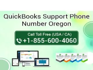 QuickBooks Support Phone Number Oregon 1-855-6OO-4O6O