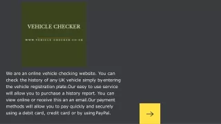 Online Vehicles and registration checker websites in UK-Vehicle Checker
