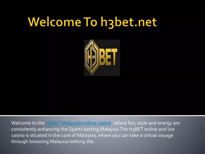 welcome to h3bet net