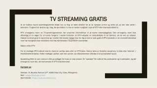 tv streaming gratis