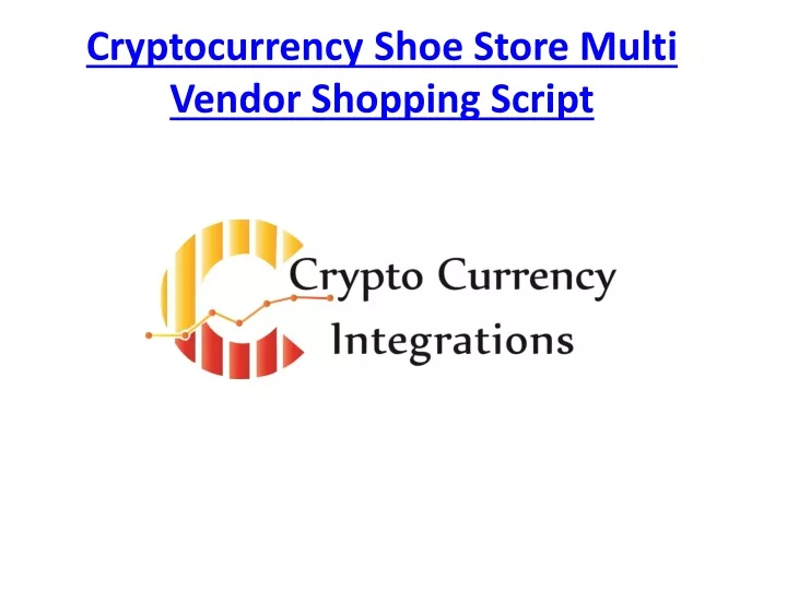 cryptocurrency shoe store multi vendor shopping script
